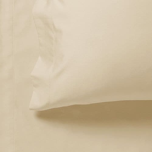 1000TC Ultra Soft King Size Bed Yellow Cream Flat & Fitted Sheet Set-Home & Garden > Bedding-PEROZ Accessories