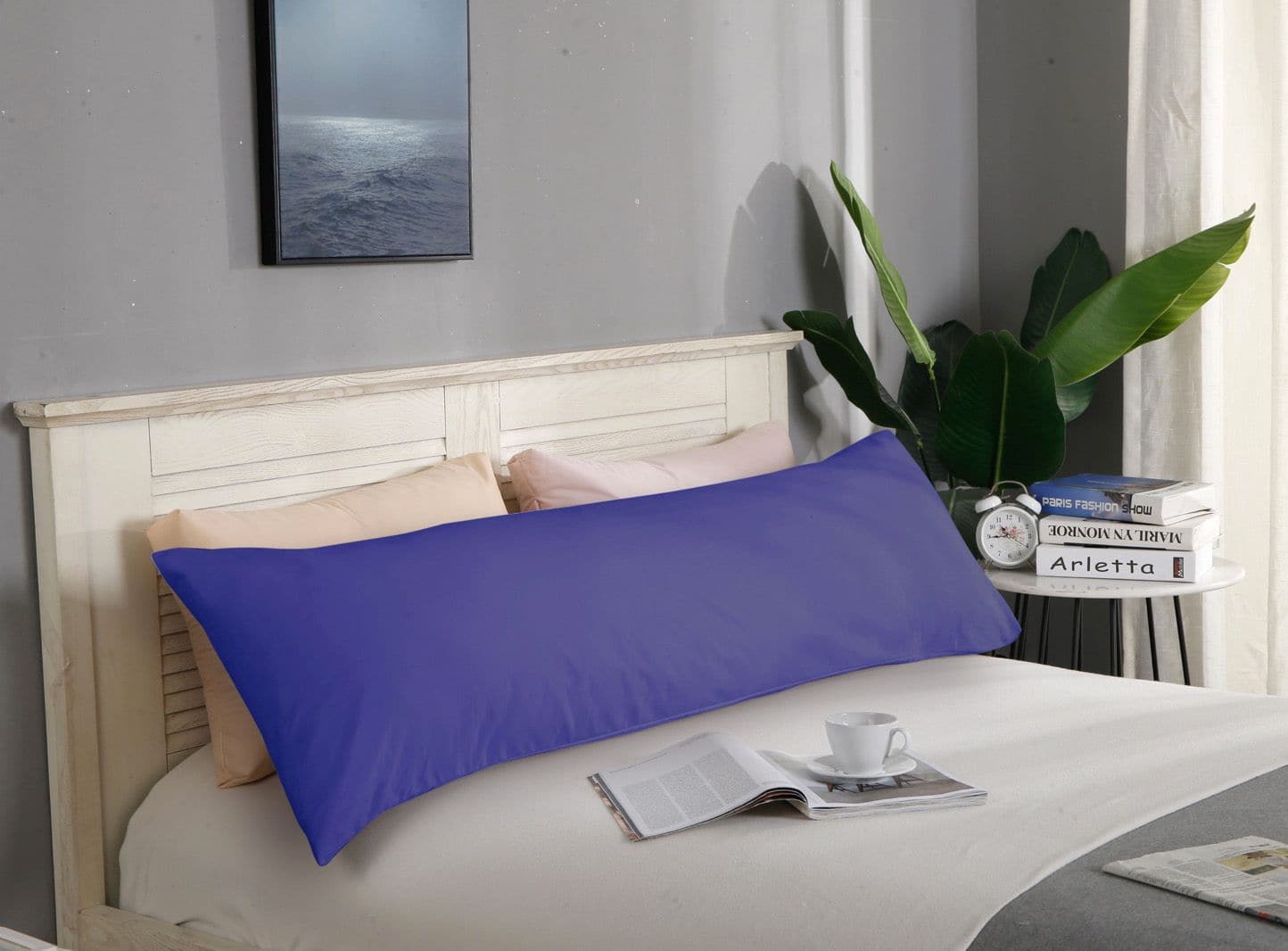 1000TC Premium Ultra Soft Body Pillowcase - Royal Blue-Home & Garden > Bedding-PEROZ Accessories