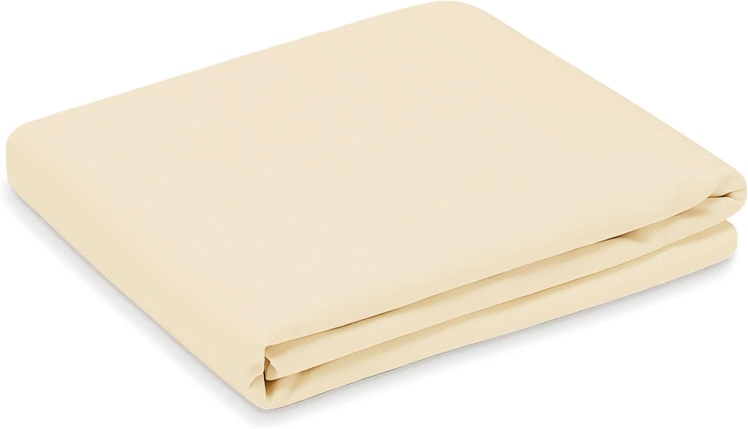 1000TC Premium Ultra Soft Body Pillowcase - Yellow Cream-Home & Garden > Bedding-PEROZ Accessories