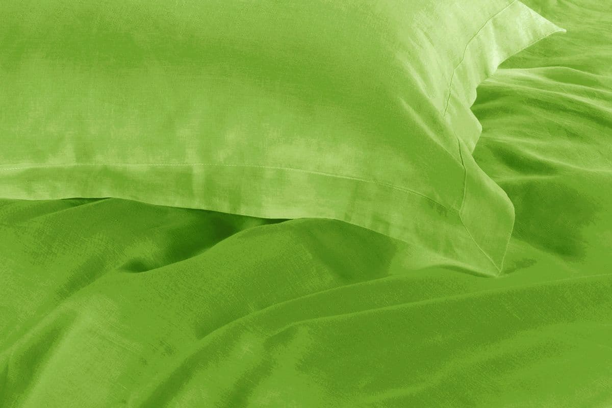 1000TC Tailored Double Size Green Duvet Doona Quilt Cover Set-Home & Garden > Bedding-PEROZ Accessories