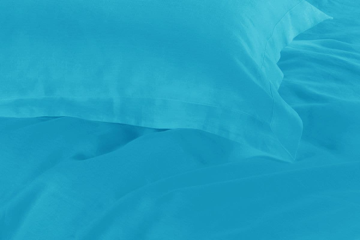 1000TC Tailored King Single Size Light Blue Duvet Doona Quilt Cover Set-Home & Garden > Bedding-PEROZ Accessories