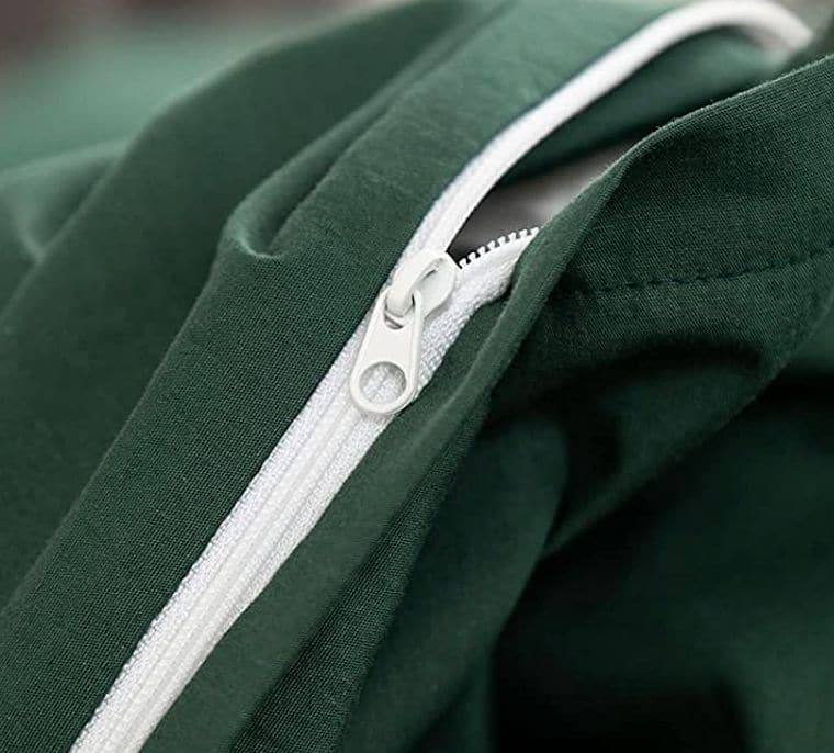 1000TC Reversible Queen Size Green and Grey Duvet Doona Quilt Cover Set-Home & Garden > Bedding-PEROZ Accessories