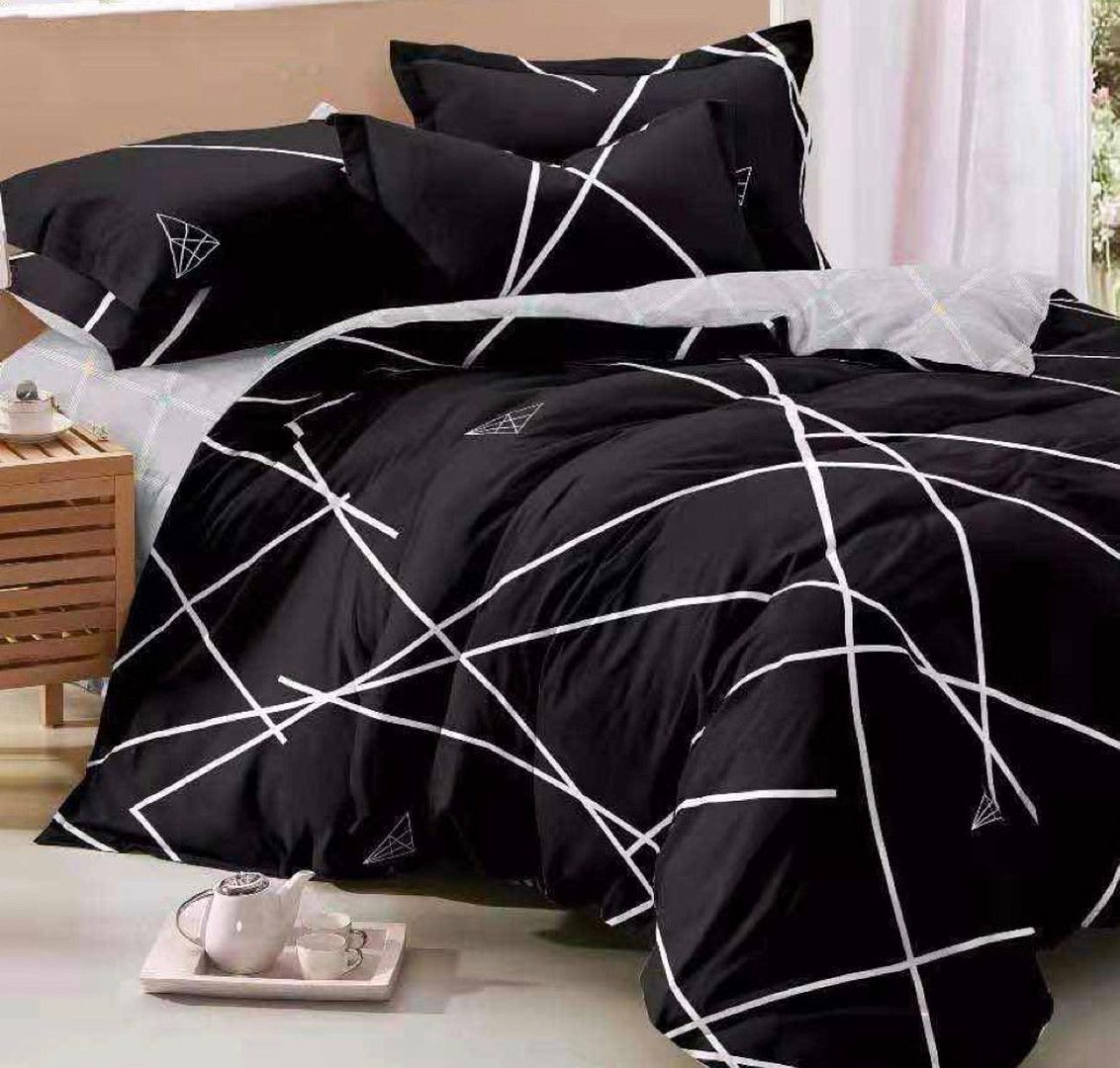 Jonas King Size Quilt/Doona/Duvet Cover Set-Home & Garden > Bedding-PEROZ Accessories