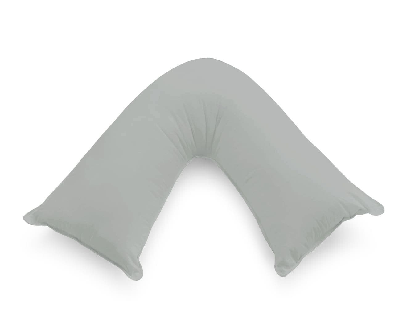 1000TC Premium Ultra Soft V SHAPE Pillowcase - Grey-Home & Garden > Bedding-PEROZ Accessories
