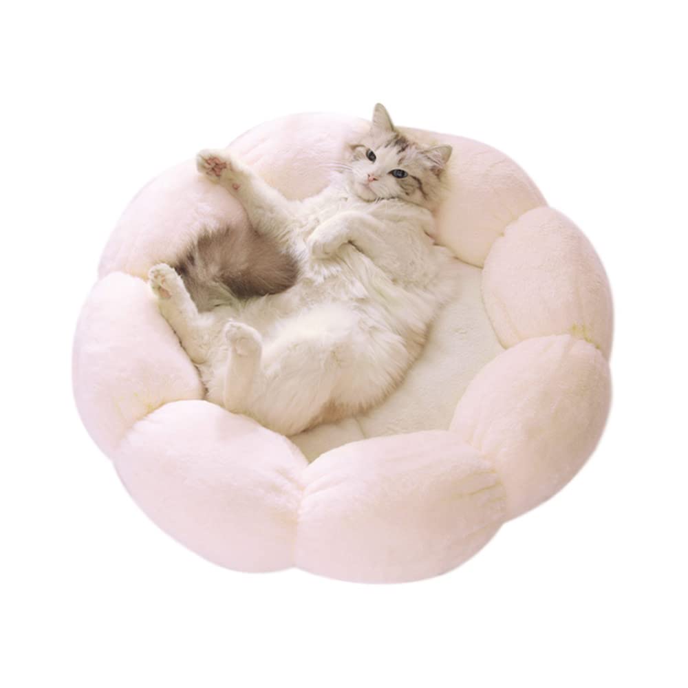 LIFEBEA Anti Skid Cute Cat Bed for Cats and Small Dogs-Light Pink-L-Pet Care > Cat Supplies-PEROZ Accessories