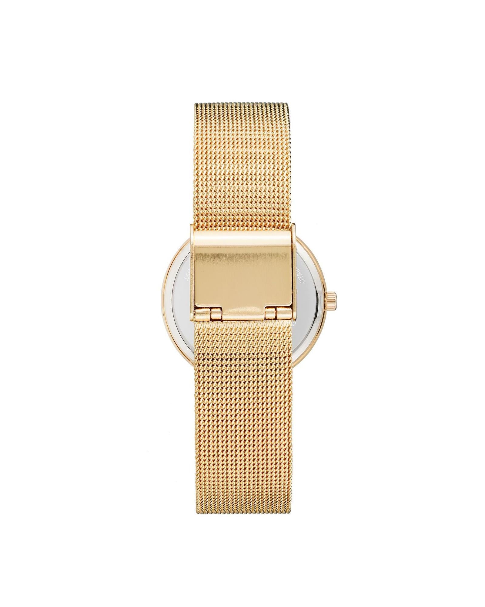 Rose Gold Fashion Analog Watch with Rhine Stone Facing One Size Women-Women&