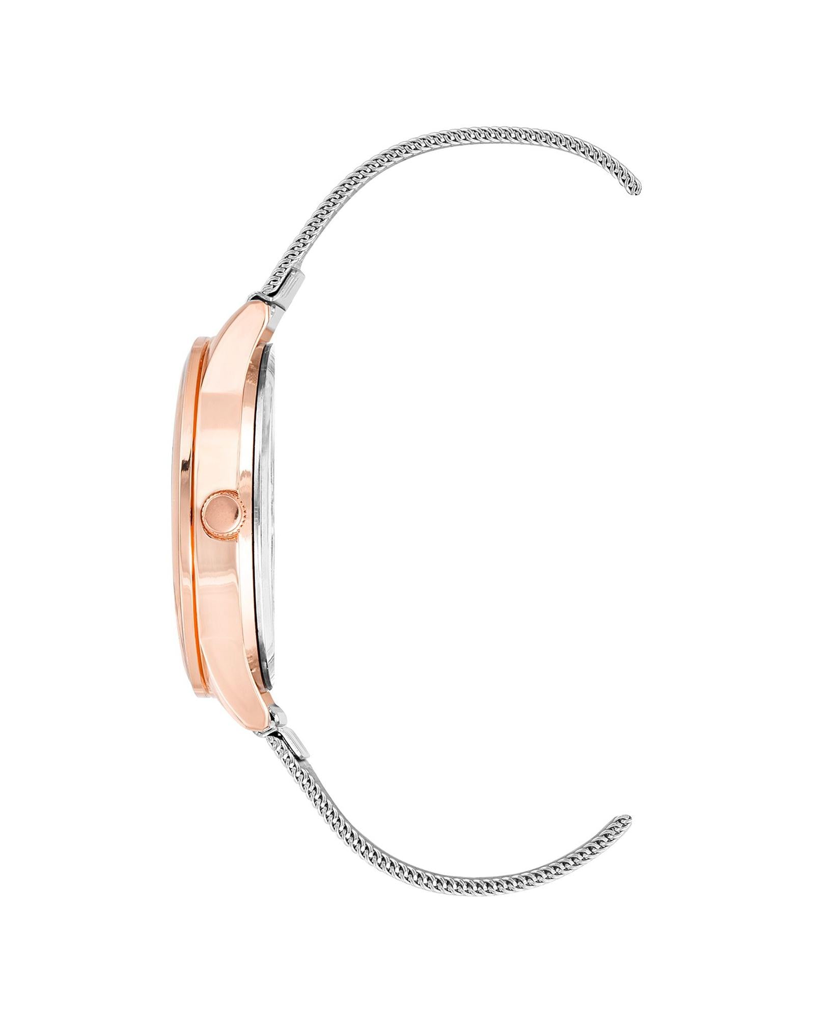 Rose Gold Analog Quartz Womens Fashion Watch One Size Women-Women&