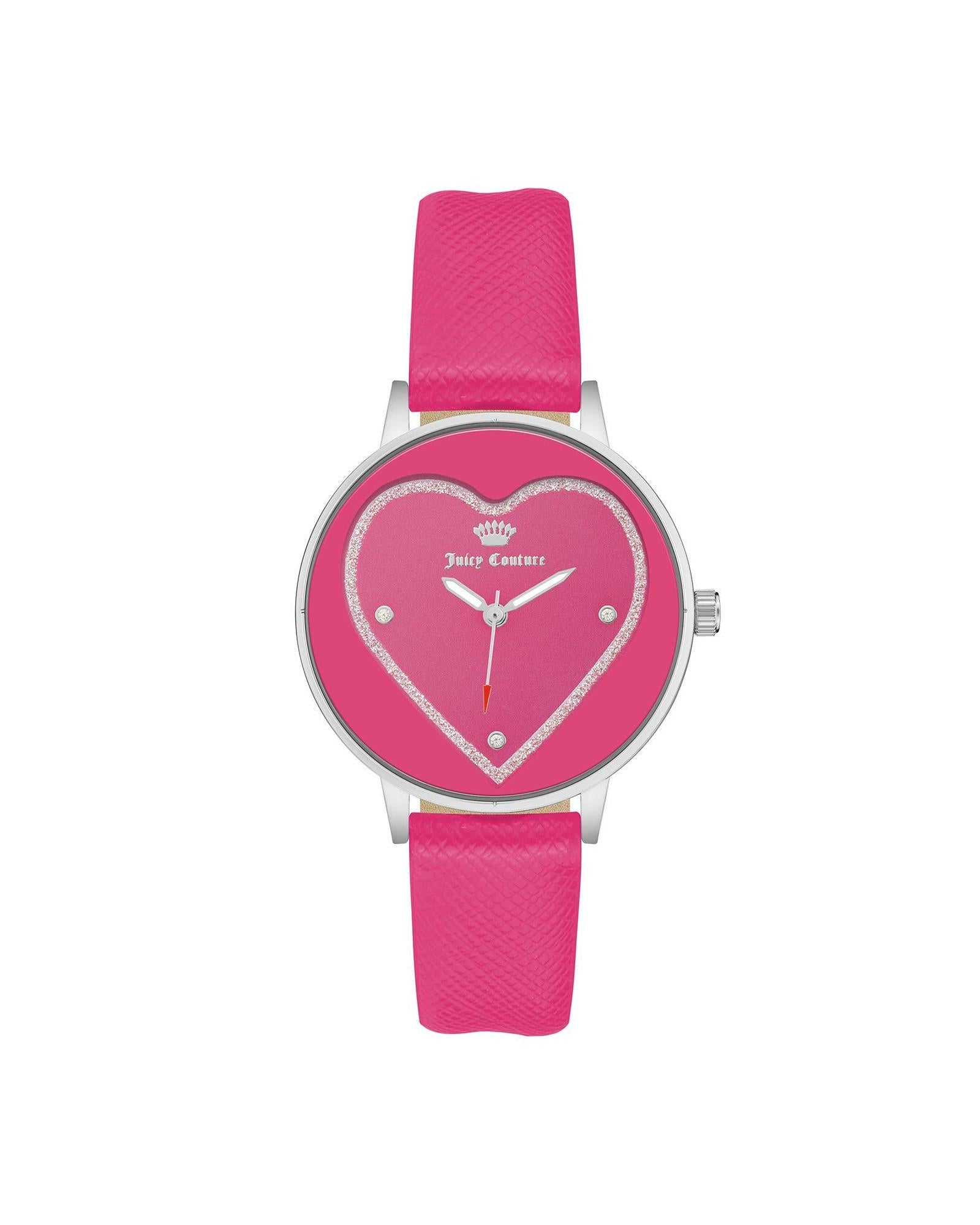Silver Analog Fashion Watch with Rhine Stone Facing One Size Women-Women&