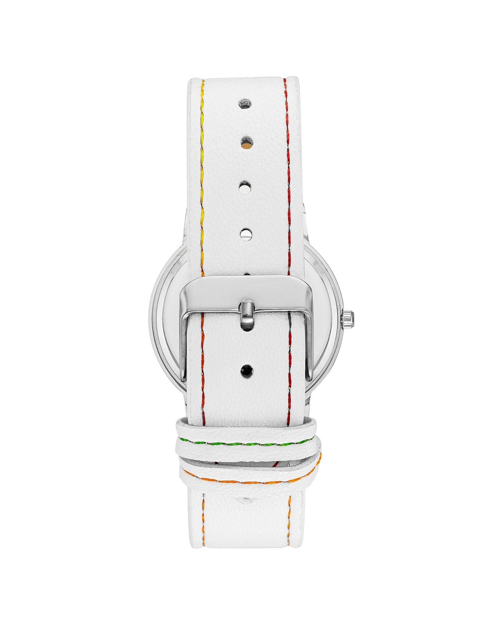 Silver Fashion Quartz Analog Watch with Pin Buckle Closure One Size Women-Women&