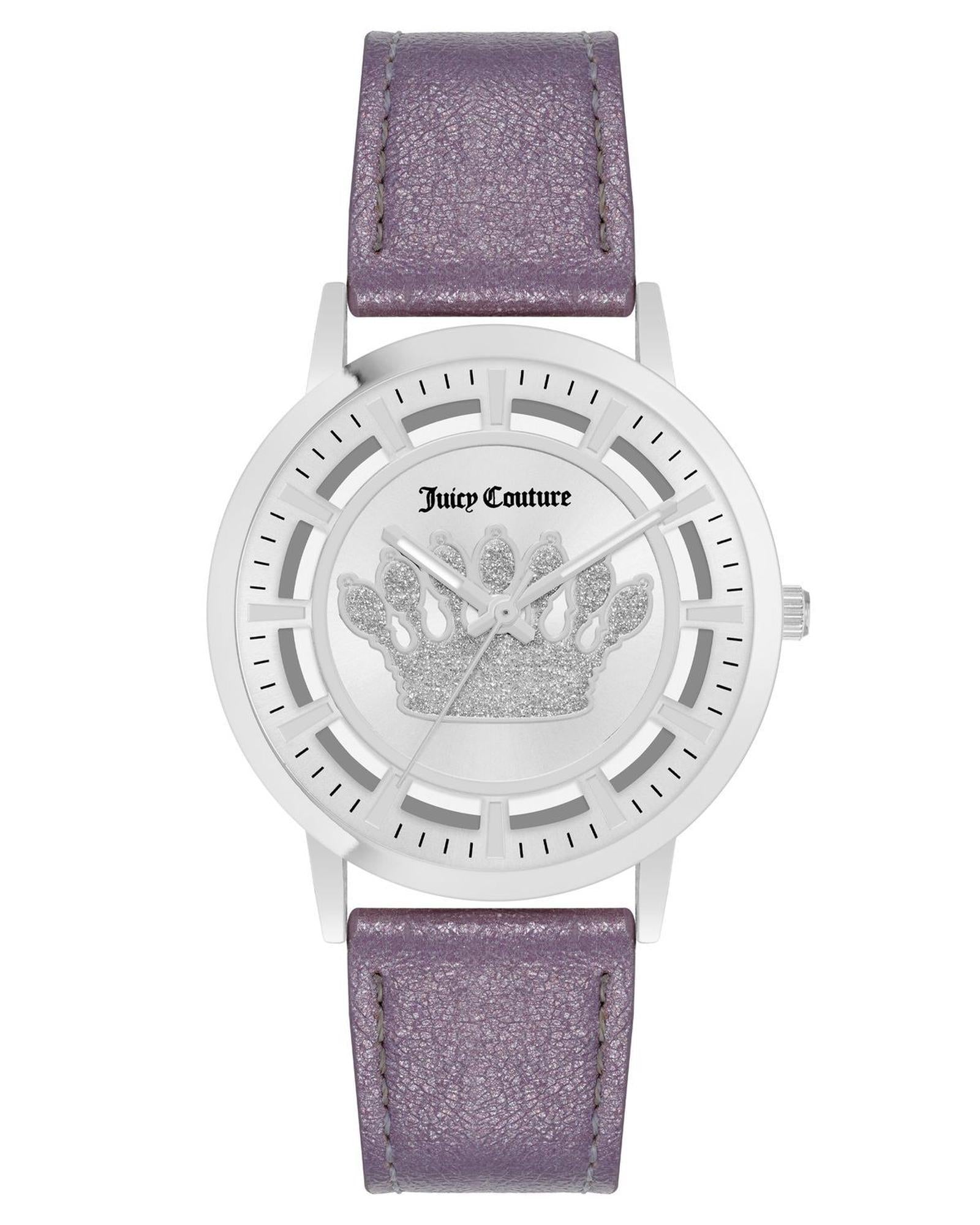 Silver Rhinestone Fashion Watch with Analog Display One Size Women-Women&
