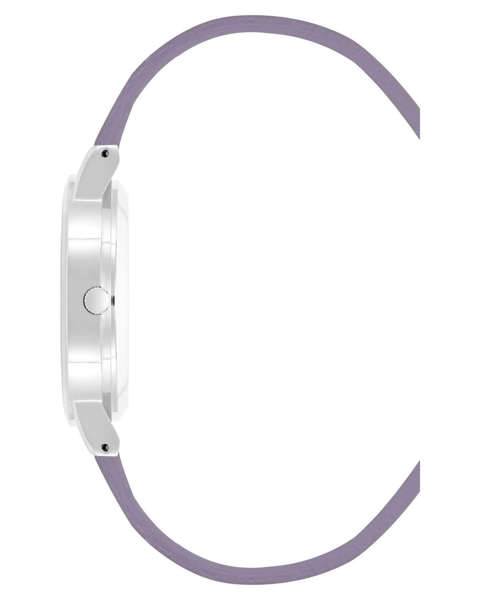 Silver Rhinestone Fashion Watch with Analog Display One Size Women-Women&