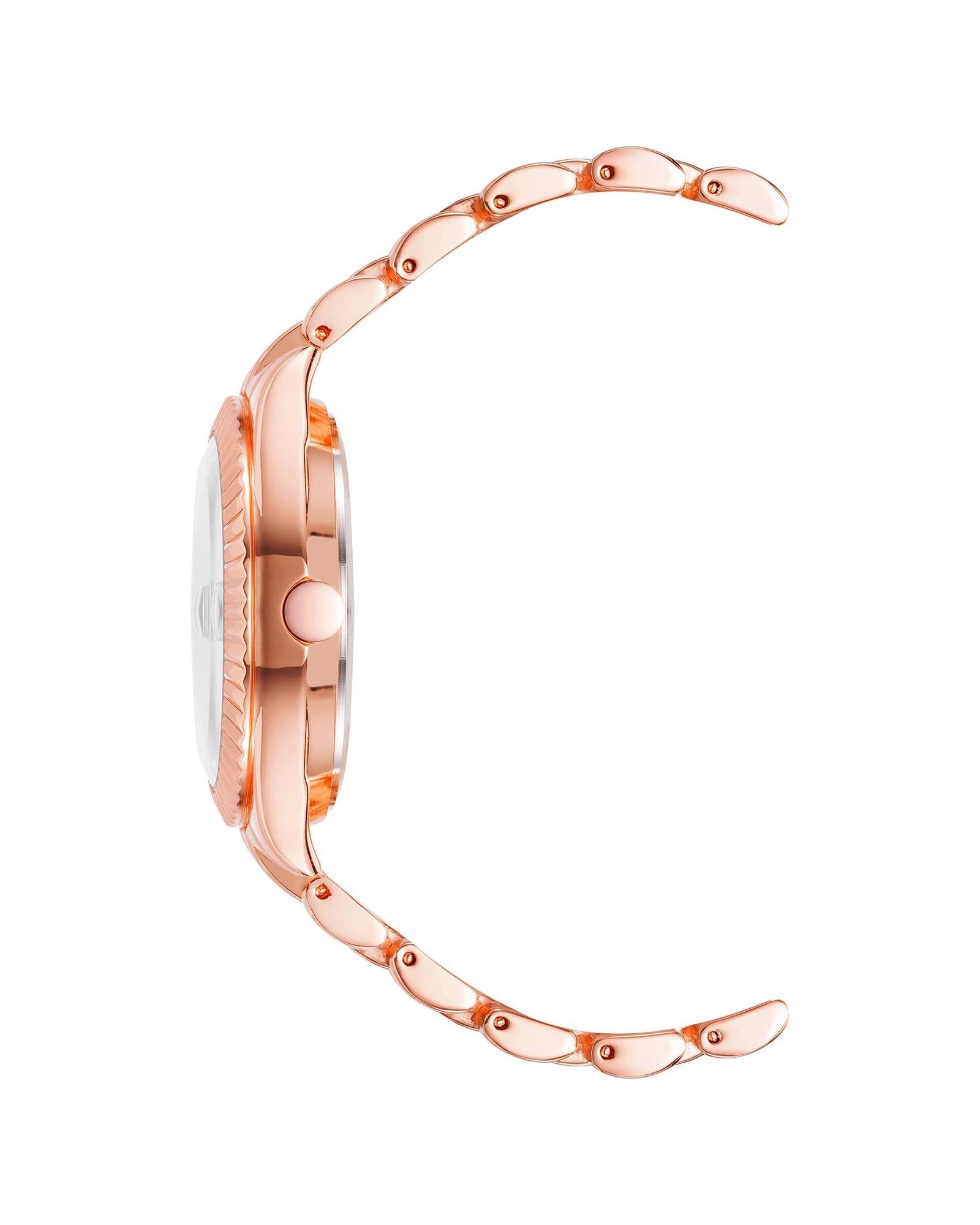 Rose Gold Fashion Quartz Watch One Size Women-Women&