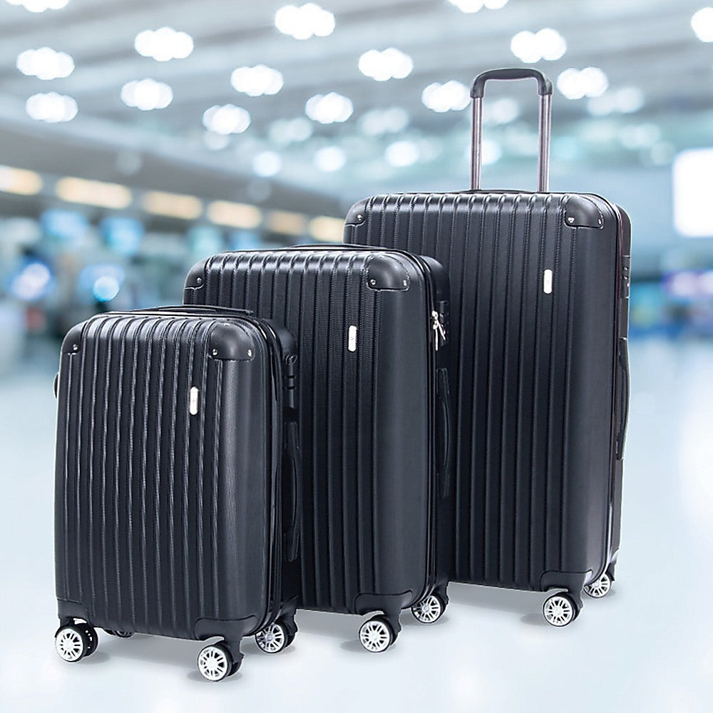 Delegate Suitcases Luggage Set 20" 24" 28"Carry On Trolley TSA Travel Bag-Luggage-PEROZ Accessories