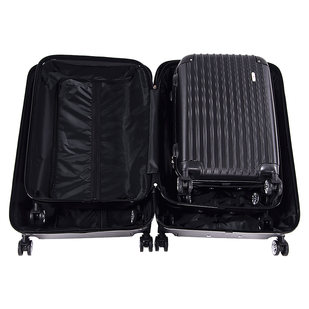 Delegate Suitcases Luggage Set 20" 24" 28"Carry On Trolley TSA Travel Bag-Luggage-PEROZ Accessories