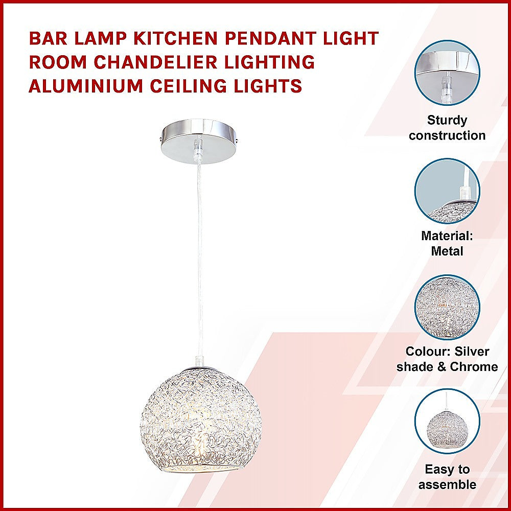 Bar Lamp Kitchen Pendant Light Room Chandelier Lighting Aluminium Ceiling Lights-Home & Garden > Lighting-PEROZ Accessories