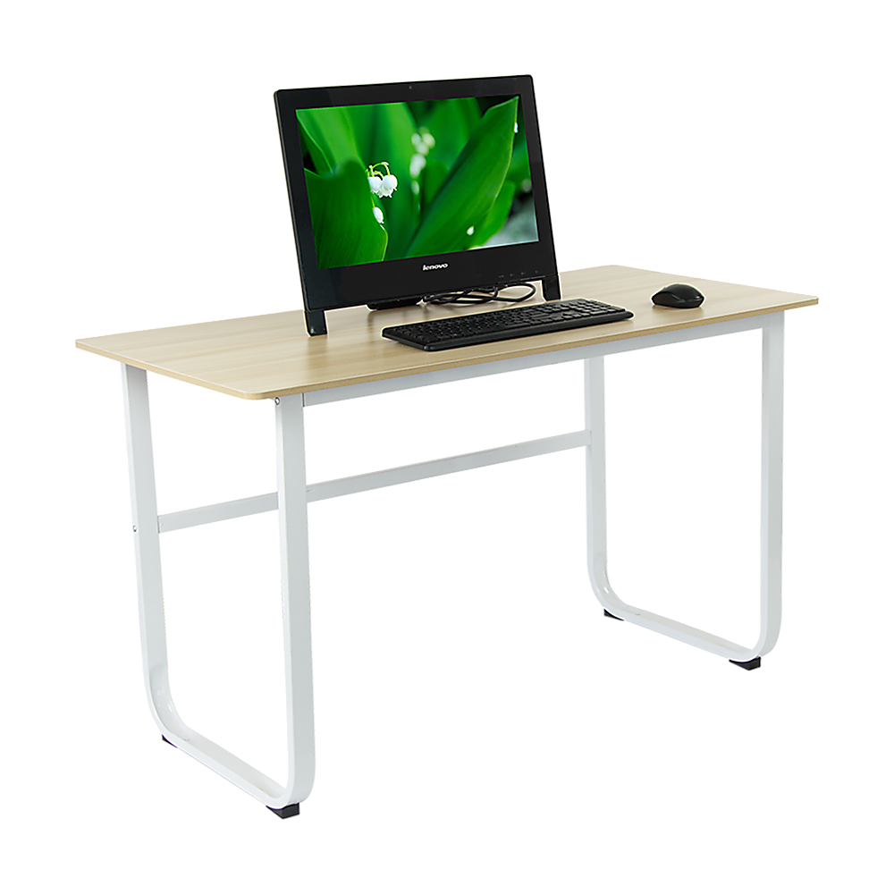 Wood & Steel Solid Computer Desk Home Office Furniture-Furniture > Office-PEROZ Accessories
