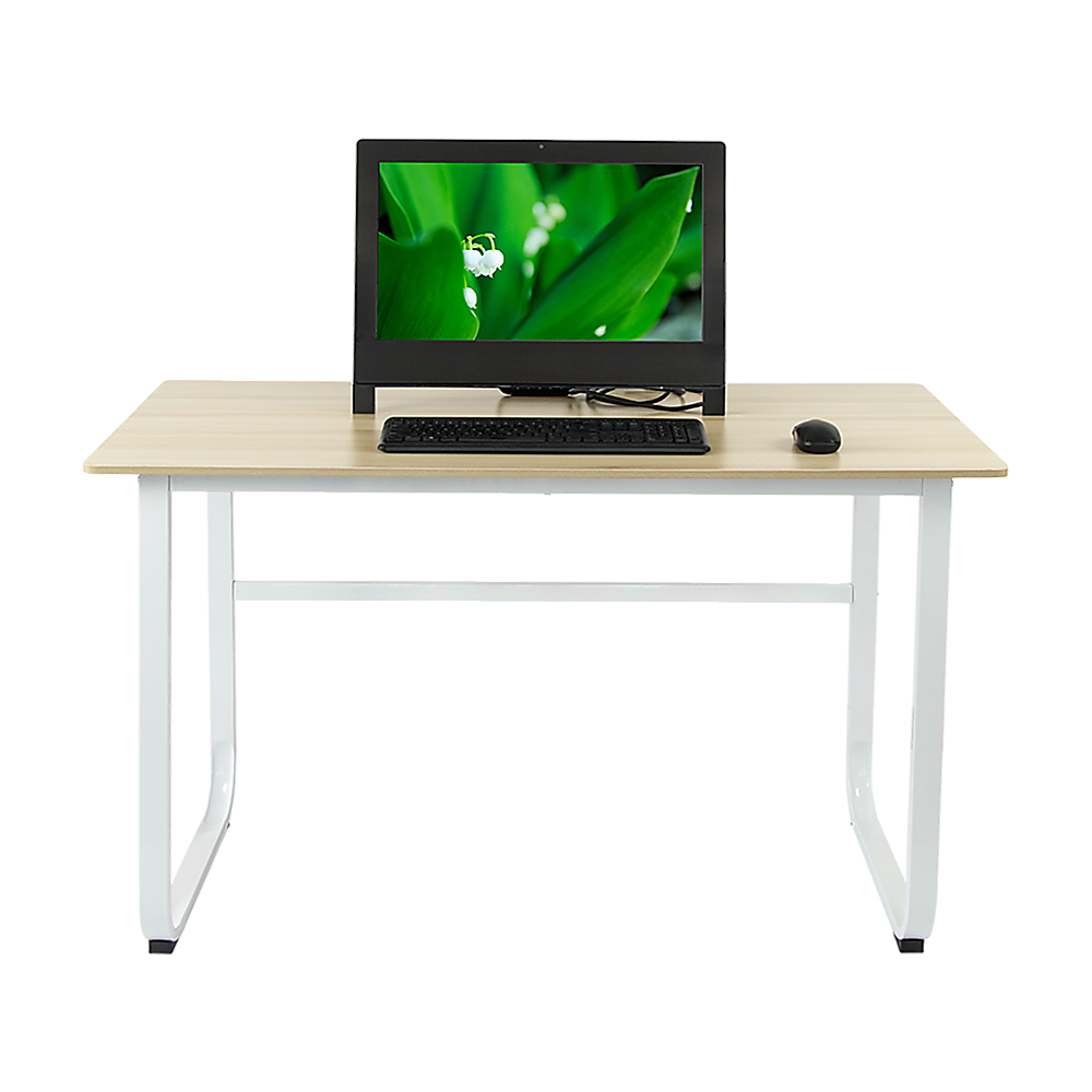 Wood & Steel Solid Computer Desk Home Office Furniture-Furniture > Office-PEROZ Accessories