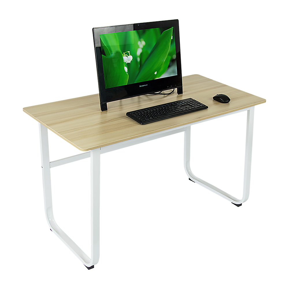 Wood & Steel Solid Computer Desk Home Office Furniture-Furniture > Office-PEROZ Accessories
