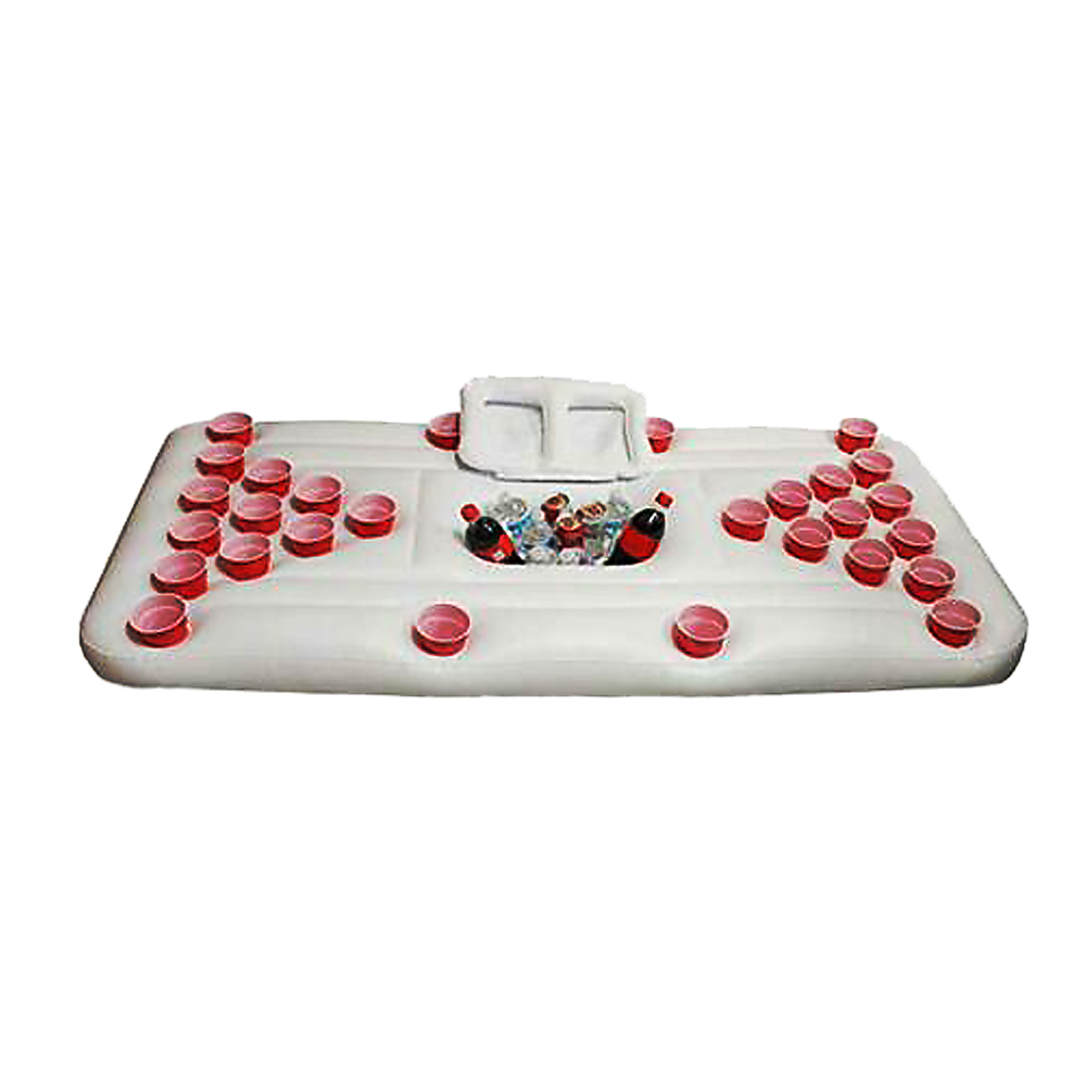 Big PVC Inflatable Beer Pong Raft Floating Pool Party Pong Game Table Lounge Toy-Water Play Toys-PEROZ Accessories