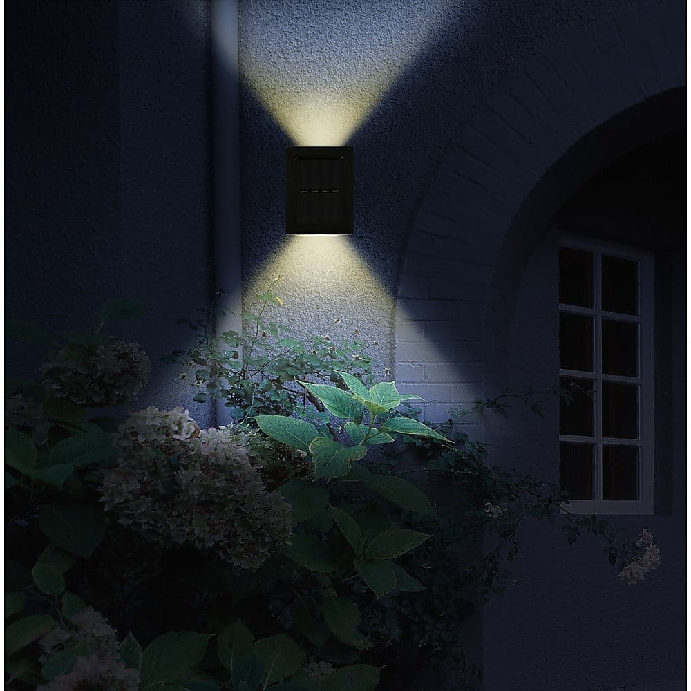 2pc Outdoor Solar LED Deck Lights Garden Patio Pathway Stairs Warm White-Home & Garden > Home & Garden Others-PEROZ Accessories