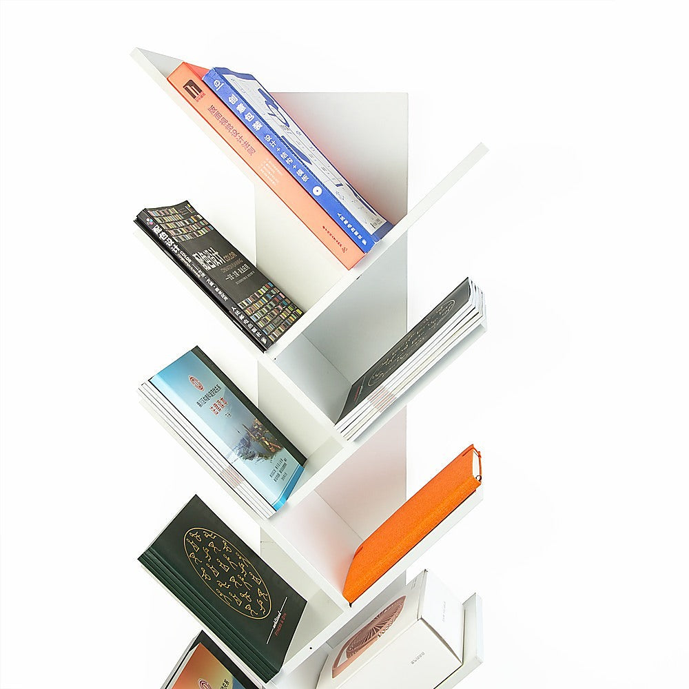 Tree Bookshelf Bookcase Book Organizer 12-Tier Multipurpose Shelf Display Racks-Bookcases &amp; Shelves-PEROZ Accessories