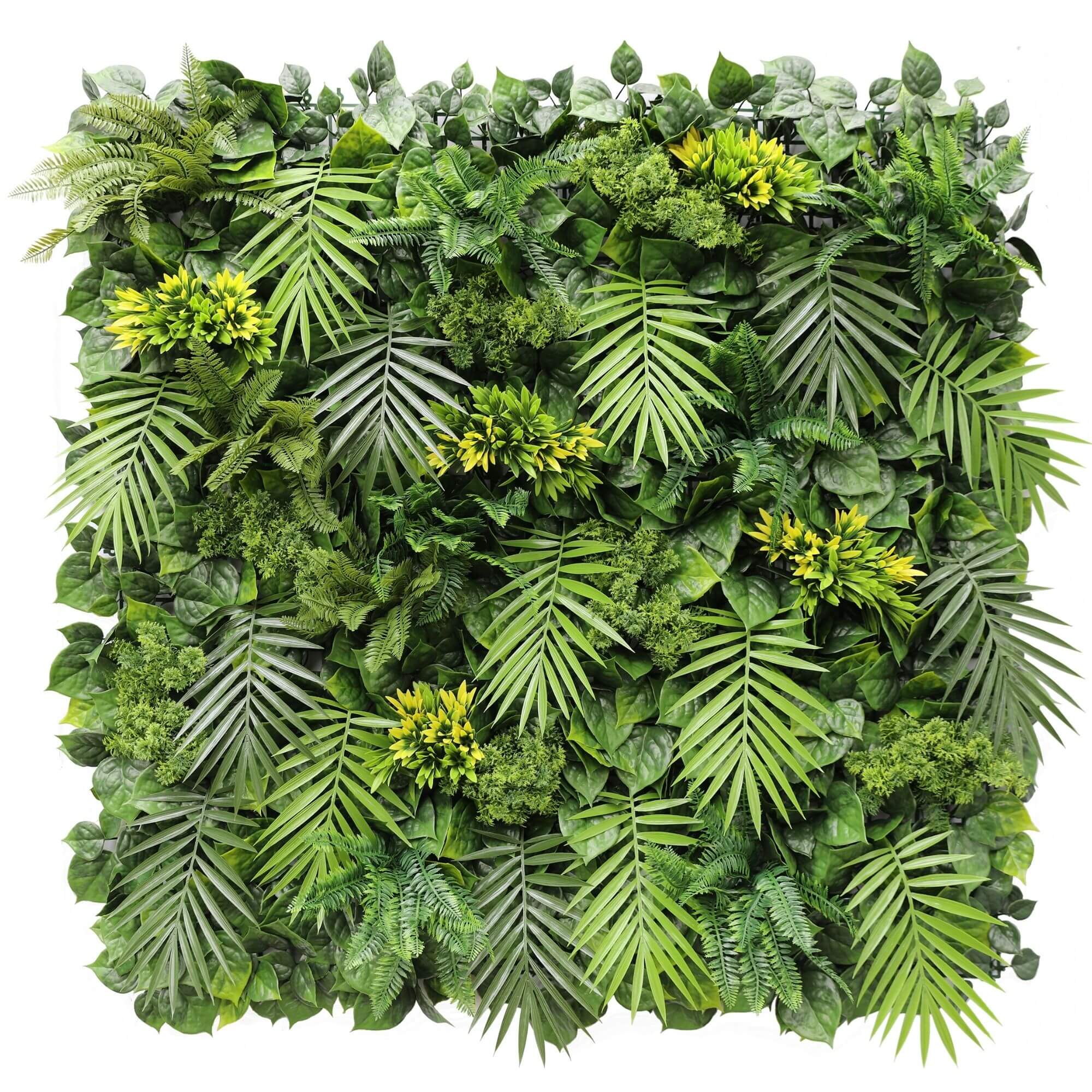 Luxury Hawaiian Sunrise Vertical Garden/Green Wall UV Resistant 1m X 1m-Home & Garden > Artificial Plants-PEROZ Accessories