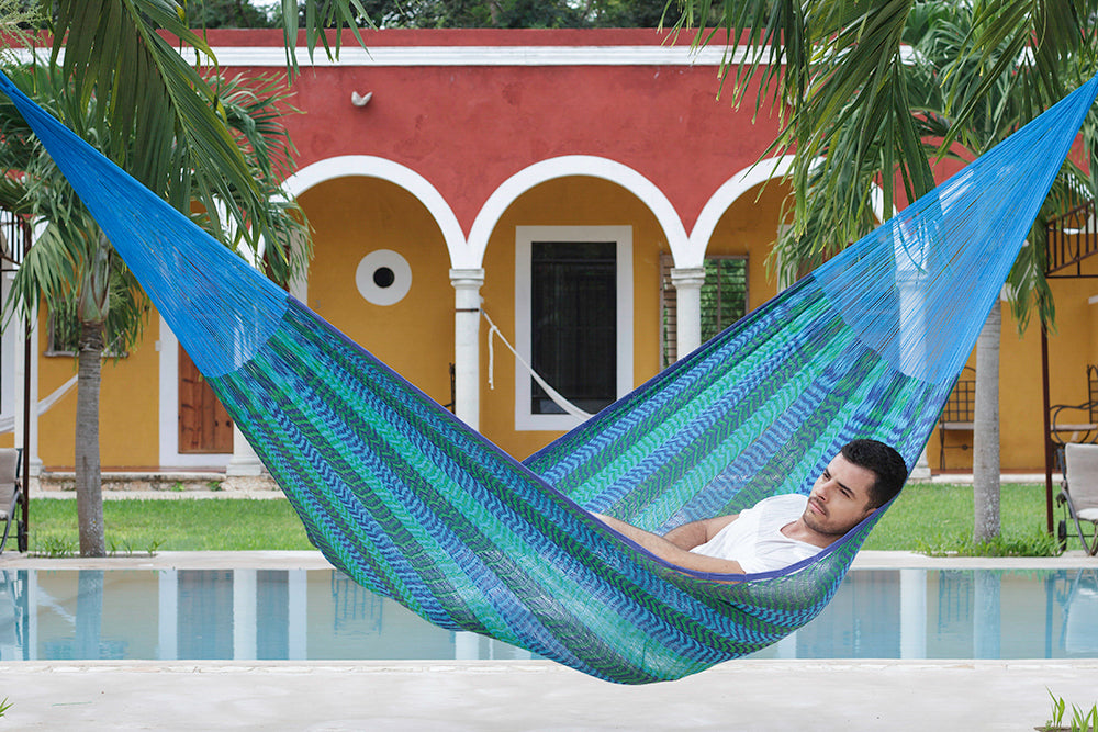 The out and about Mayan Legacy hammock Doble Size in Caribe colour-Hammock-PEROZ Accessories