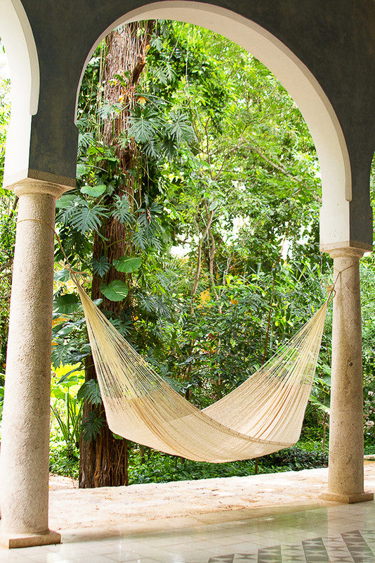 The out and about Mayan Legacy hammock Doble Size in Cream colour-Hammock-PEROZ Accessories