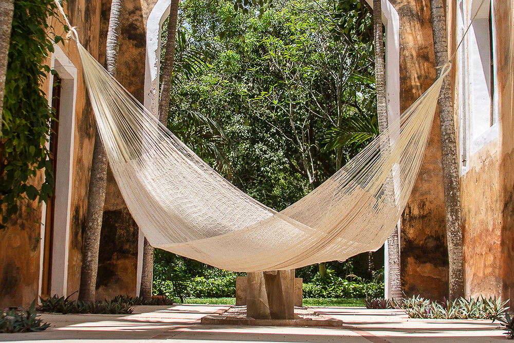 The out and about Mayan Legacy hammock Doble Size in Cream colour-Hammock-PEROZ Accessories