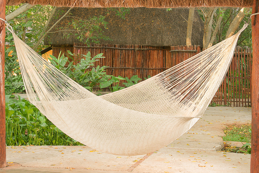 The out and about Mayan Legacy hammock Doble Size in Cream colour-Hammock-PEROZ Accessories