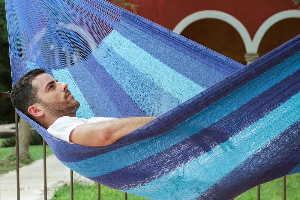 The Power nap Mayan Legacy hammock in Caribean Blue Colour-Hammock-PEROZ Accessories