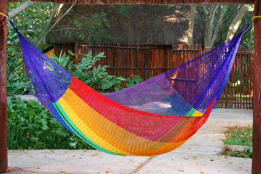 The Power nap Mayan Legacy hammock in Rainbow Colour-Hammock-PEROZ Accessories