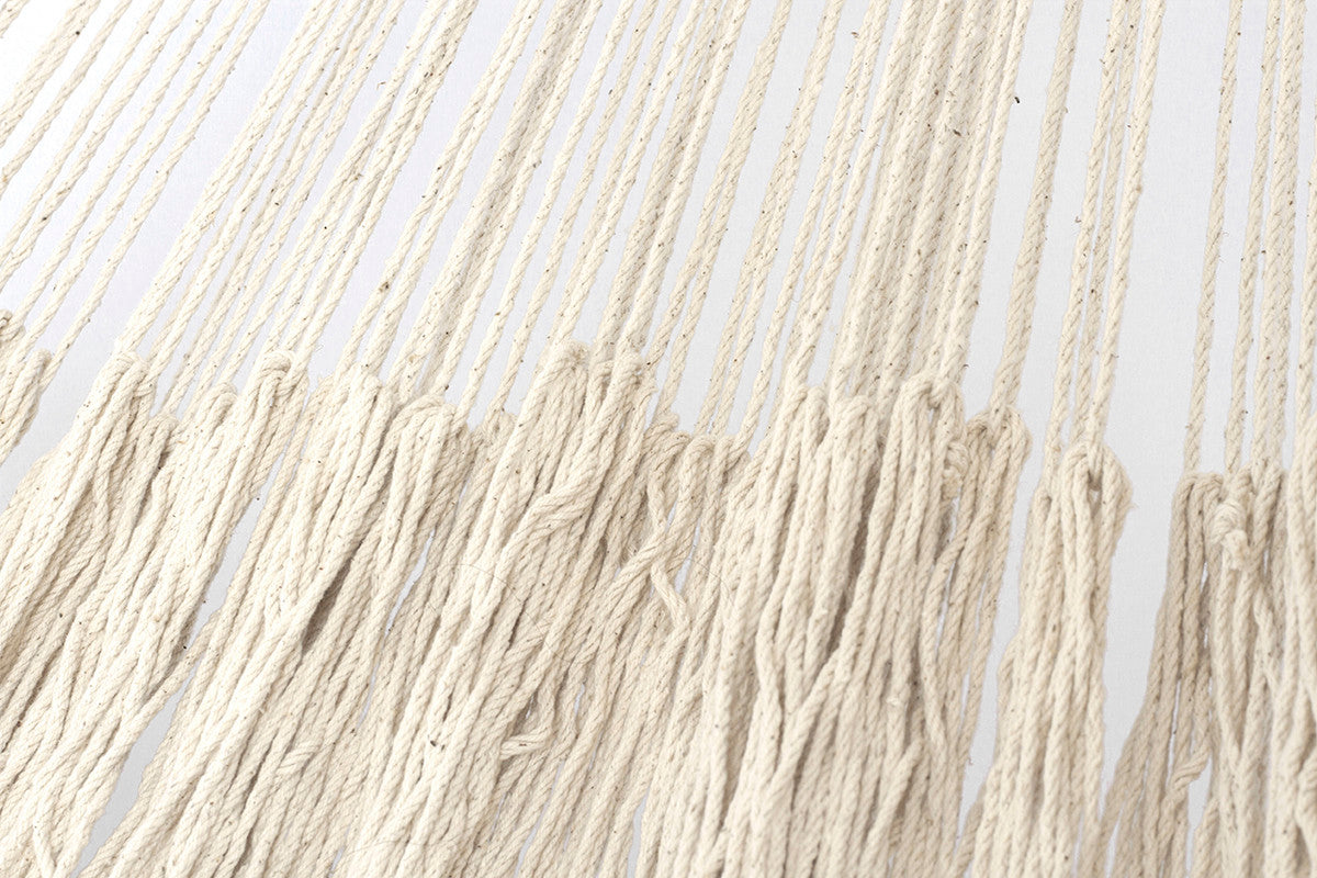 Outdoor undercover cotton Mayan Legacy hammock with hand crocheted tassels King Size Marble-Hammock-PEROZ Accessories