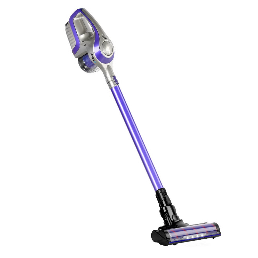 Devanti Cordless 150W Handstick Vacuum Cleaner - Purple and Grey-Appliances &gt; Vacuum Cleaners-PEROZ Accessories