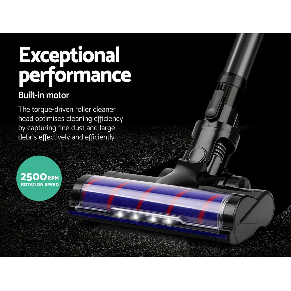 Devanti Cordless Handstick Vacuum Cleaner Head- Black-Appliances > Vacuum Cleaners-PEROZ Accessories
