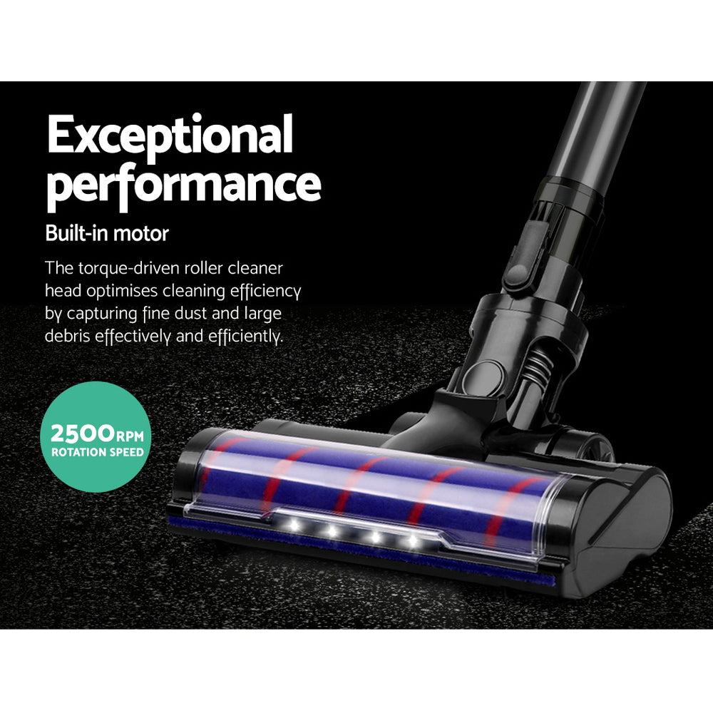 Devanti Cordless Handstick Vacuum Cleaner Head- Black-Appliances &gt; Vacuum Cleaners-PEROZ Accessories