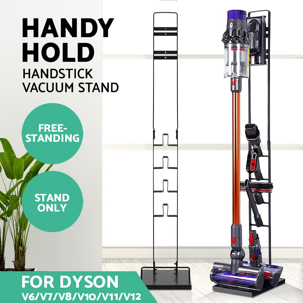 Artiss Freestanding Dyson Vacuum Stand Rack Holder for Dyson V6 V7 V8 V10 V11 V12 Black-Appliances > Vacuum Cleaners - Peroz Australia - Image - 3