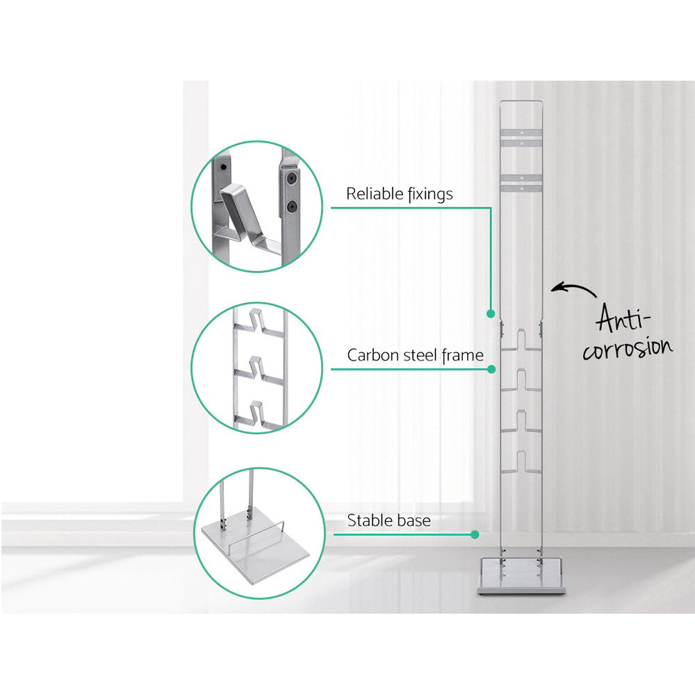 Artiss Freestanding Dyson Vacuum Stand Rack Holder for Dyson V6 V7 V8 V10 V11 V12 Silver-Appliances > Vacuum Cleaners - Peroz Australia - Image - 4