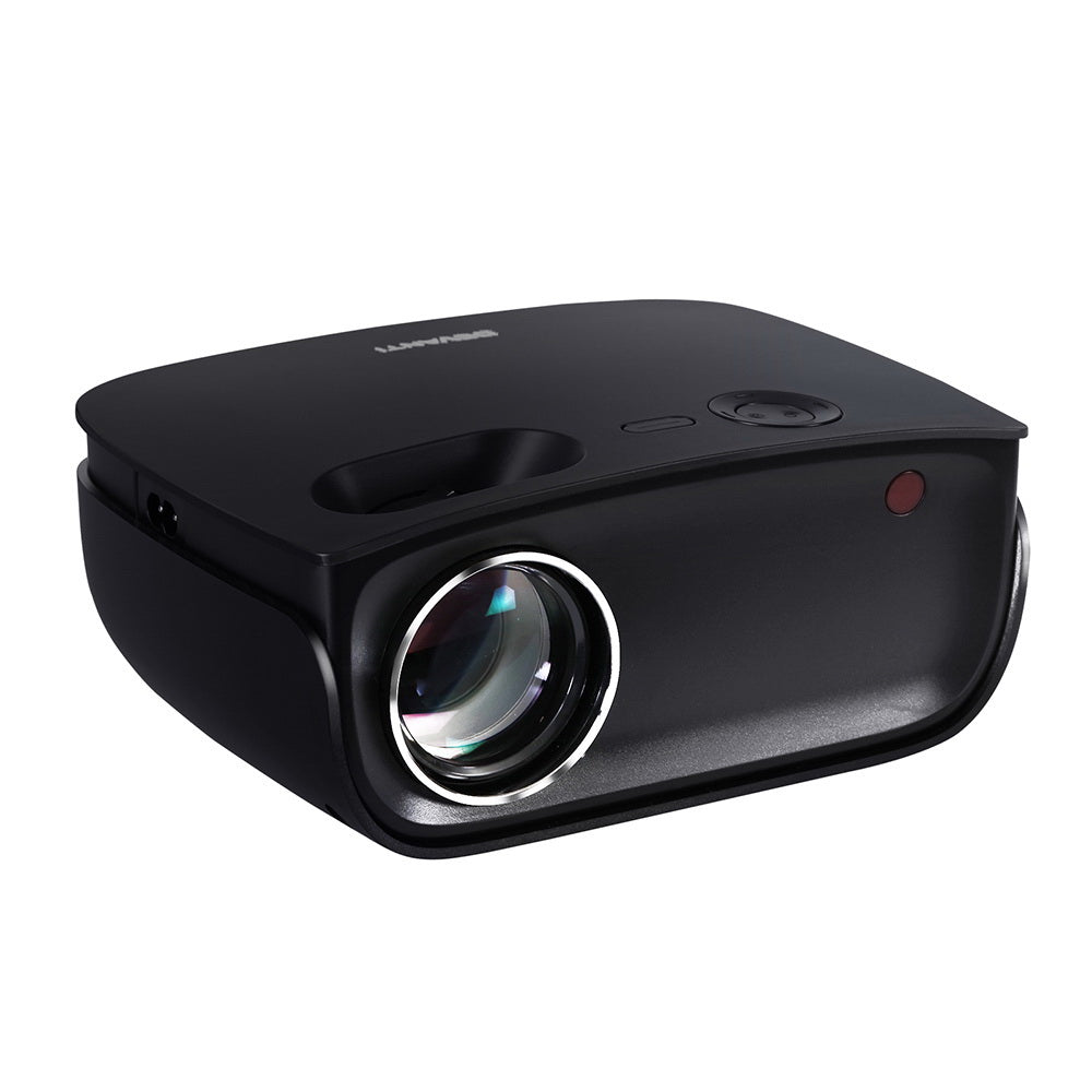 Devanti Mini Video Projector Wifi USB HDMI Portable 2000 Lumens HD 1080P Home in Black-Video Projectors-PEROZ Accessories
