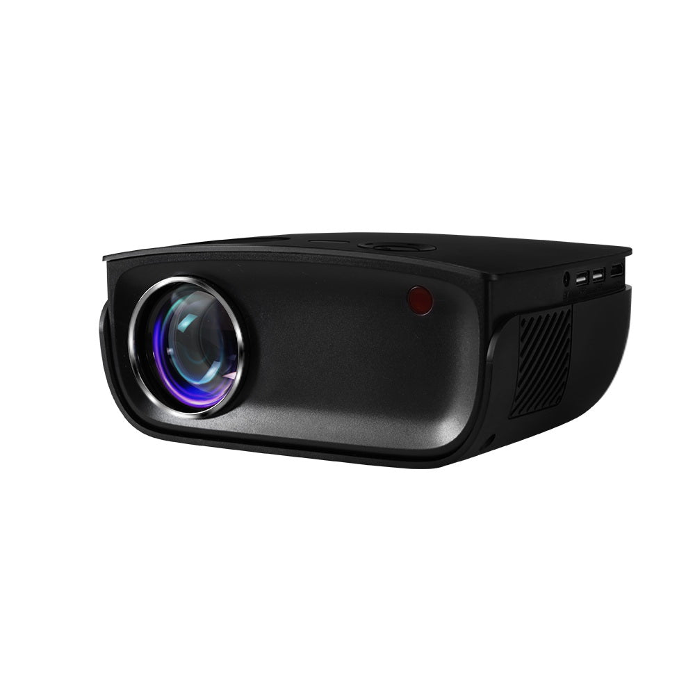 Devanti Mini Video Projector Wifi USB HDMI Portable 2000 Lumens HD 1080P Home in Black-Video Projectors-PEROZ Accessories