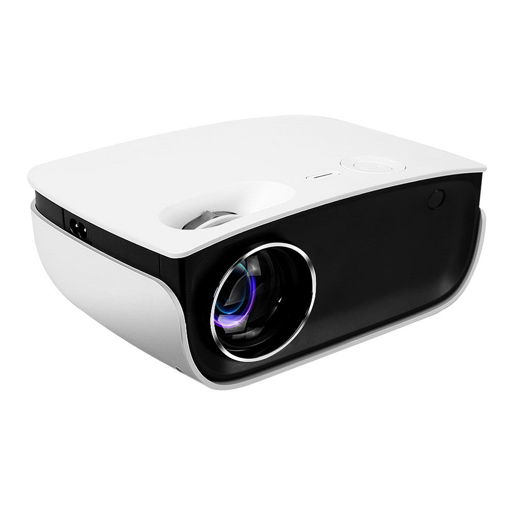 Devanti Mini Video Projector Wifi USB HDMI Portable 2000 Lumens HD 1080P Home Theater White-Video Projectors-PEROZ Accessories