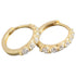 Anyco Earrings Luxury White Zircon Ear Chic Princess For Women Girl Teen Chic Fashion Stylish Accessories Jewelry Gifts Gold-Earrings-PEROZ Accessories