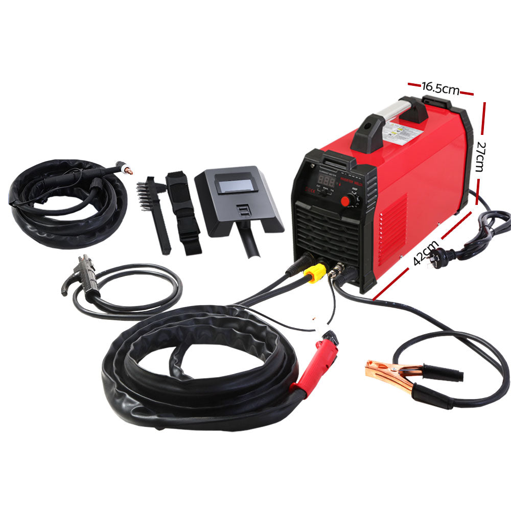 Giantz 140Amp Inverter Welder Plasma Cutter Gas DC iGBT Portable Welding Machine-Tools > Power Tools-PEROZ Accessories