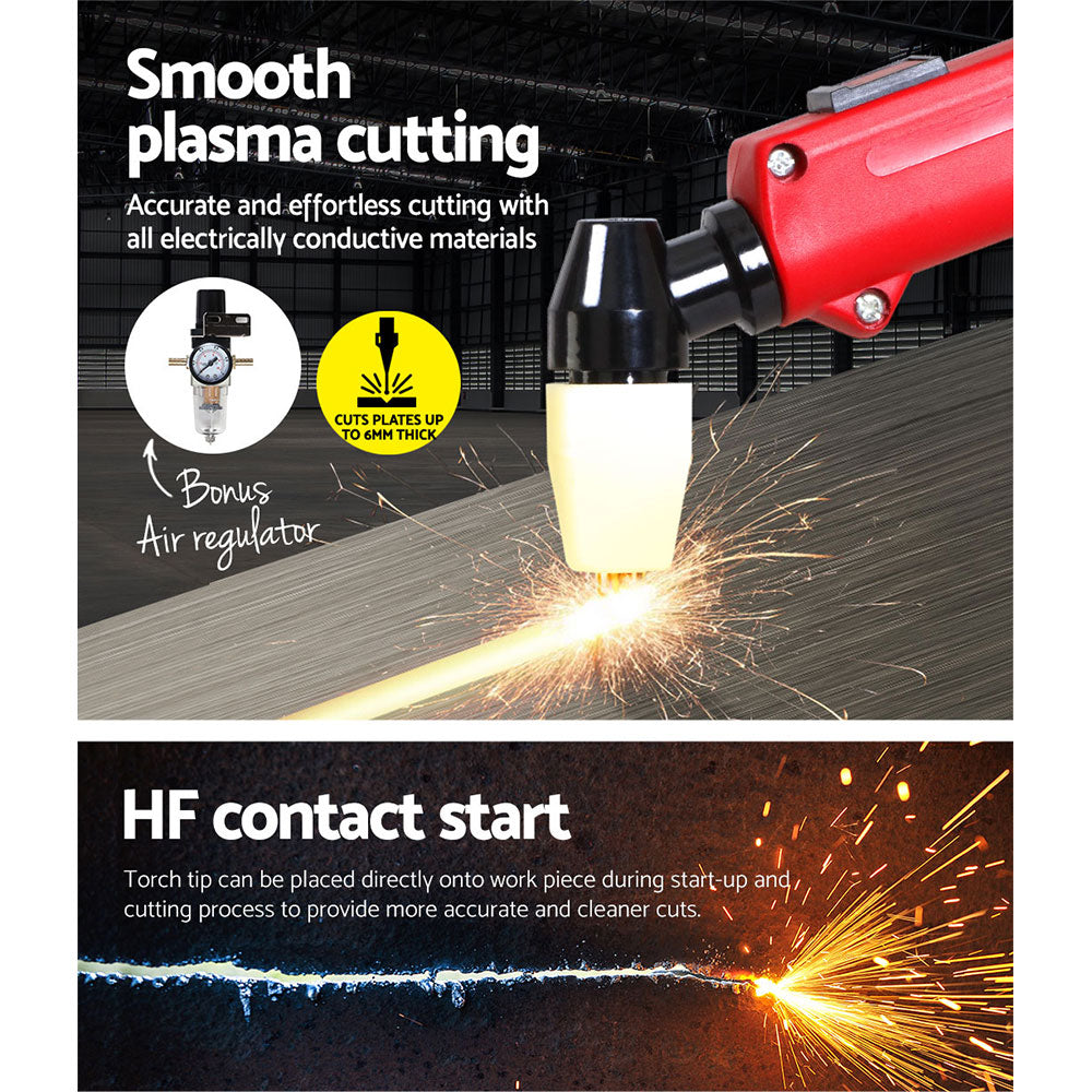 Giantz 140Amp Inverter Welder Plasma Cutter Gas DC iGBT Portable Welding Machine-Tools > Power Tools-PEROZ Accessories