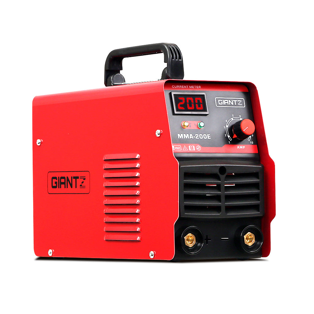 Giantz 200 Amp Inverter Welder MMA ARC DC IGBT Welding Machine Stick Portable-Tools > Power Tools-PEROZ Accessories