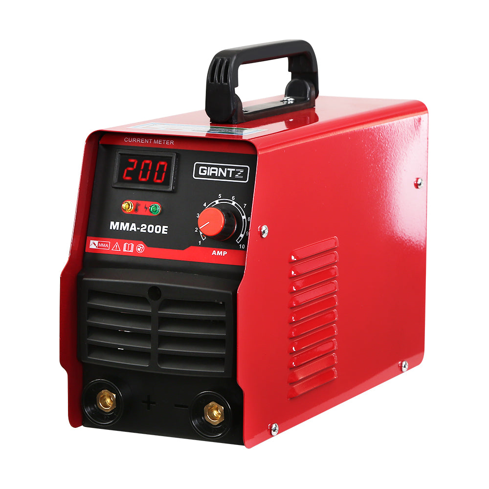 Giantz 200 Amp Inverter Welder MMA ARC DC IGBT Welding Machine Stick Portable-Tools > Power Tools-PEROZ Accessories