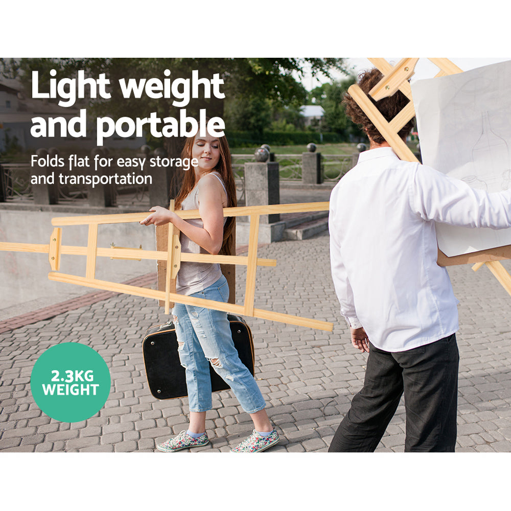 Artiss Painting Easel Stand Wedding Wooden Easels Tripod Shop Art Display 175cm-Occasions > Wedding Accessories - Peroz Australia - Image - 6