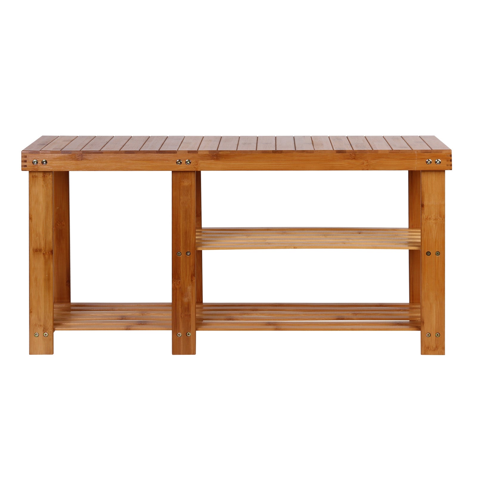 Artiss Bamboo Shoe Rack Bench-Furniture > Living Room - Peroz Australia - Image - 4