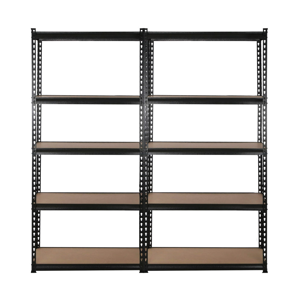 Giantz 4X1.8M Garage Shelving Warehouse Rack Storage Shelves Pallet Racking Black-Home & Garden > Green Houses-PEROZ Accessories