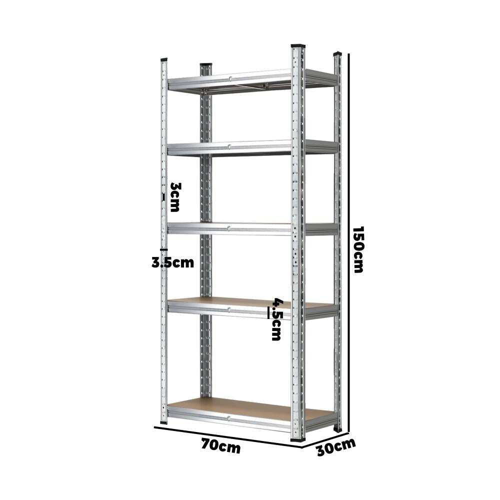 Sharptoo Shelving Garage Shelves Warehouse Storage Rack Steel Pallet Shelf1.5mx2-Warehouse Rack-PEROZ Accessories